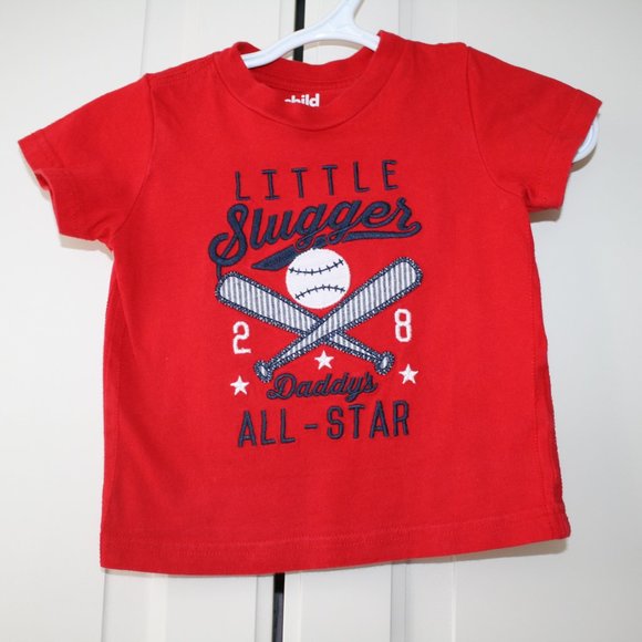 4/$20 Baby boy baseball t-shirt 9 months - Picture 3 of 9